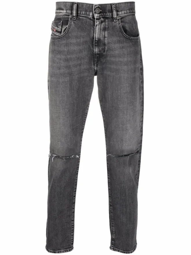 Diesel Diesel スリムカットデニムジーンズ - ブラックの商品画像