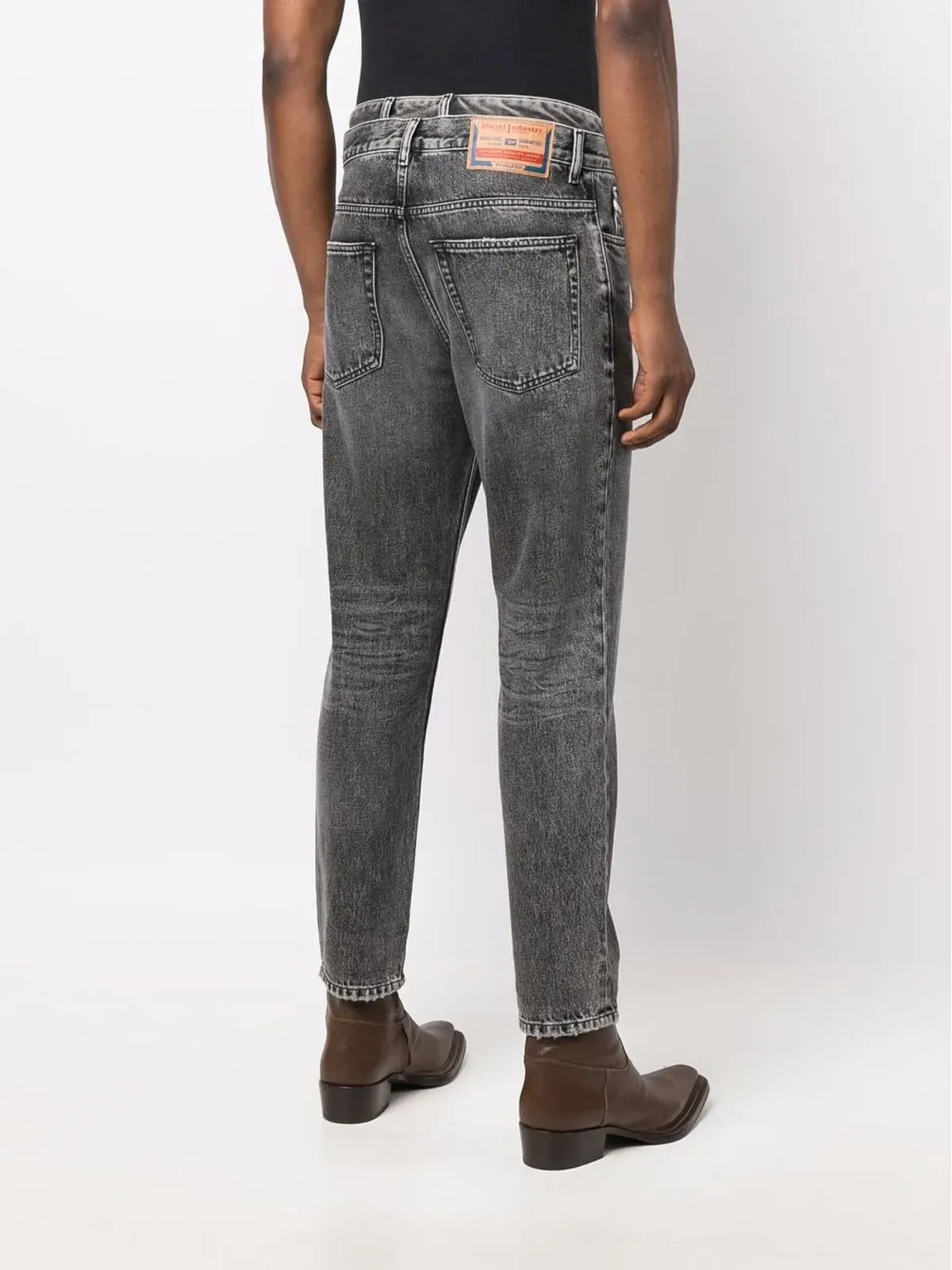 Diesel D-Fining tapered-leg jeans - Grey - 画像4