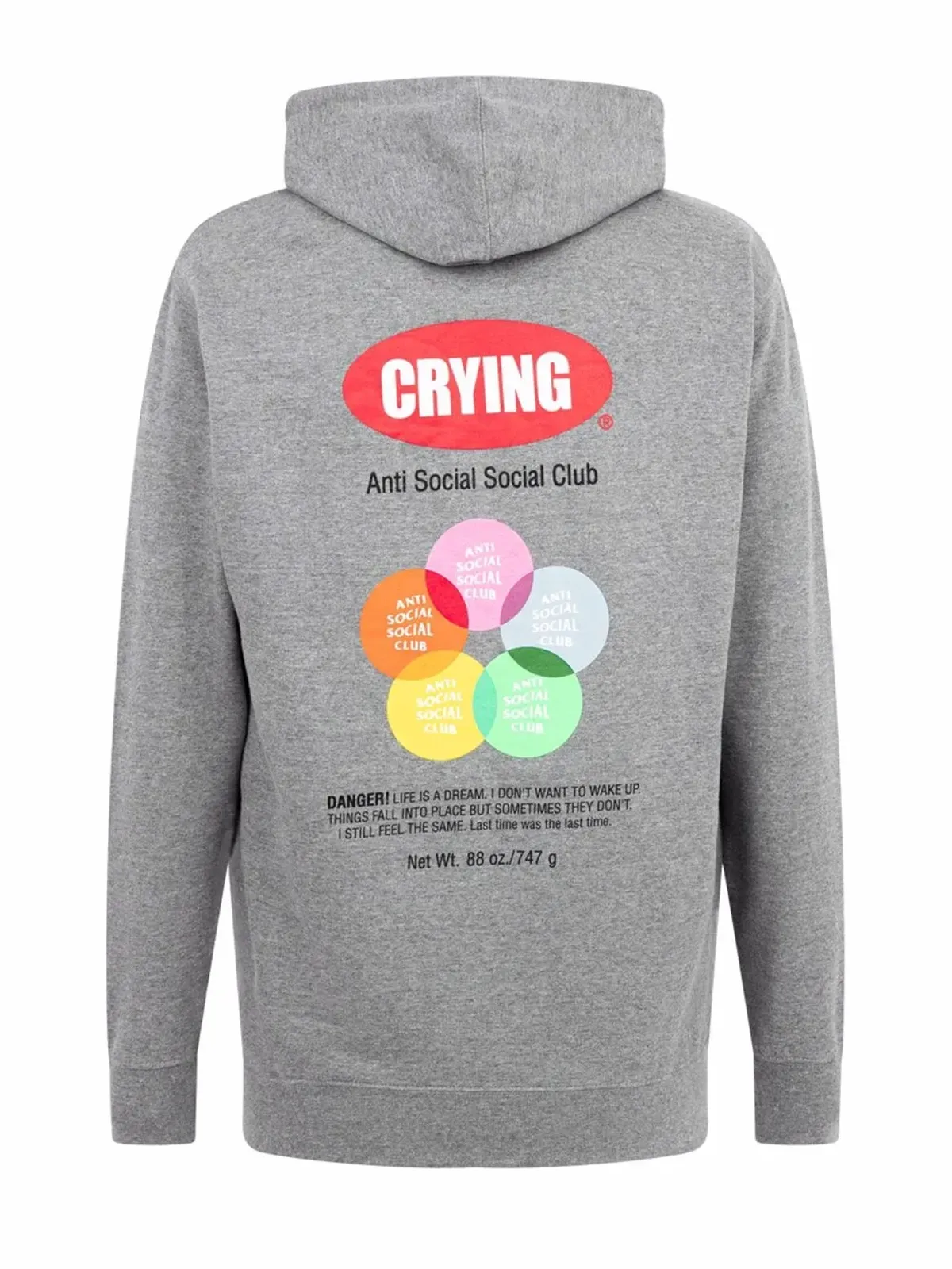 Anti Social Social Club Toy With Me graphic-print hoodie - Grey - 画像2