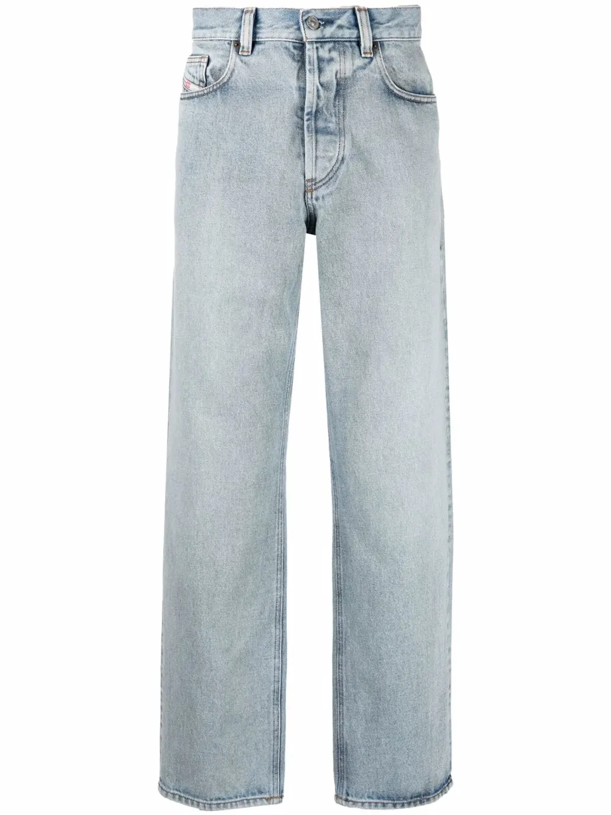 Diesel 2010 D-Macs 09C14 ストレートジーンズ - 画像1