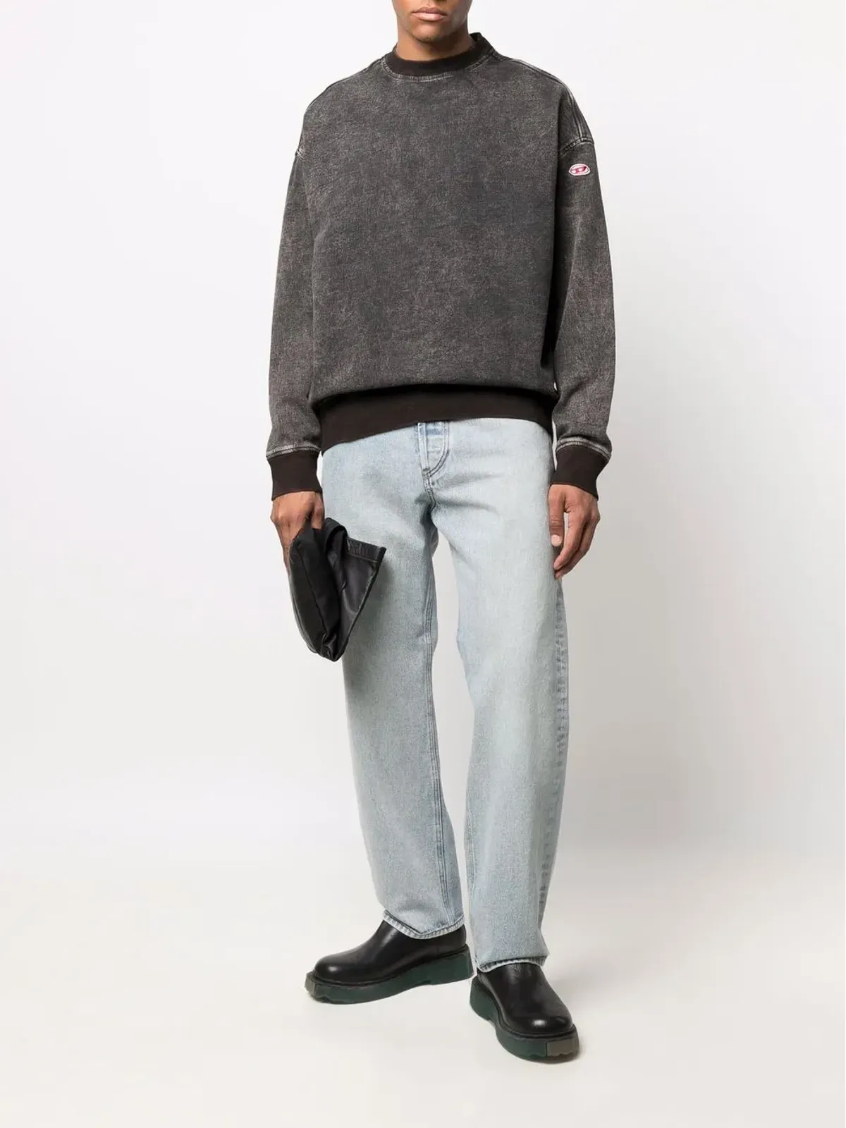 Diesel 2010 D-Macs 09C14 ストレートジーンズ - 画像2
