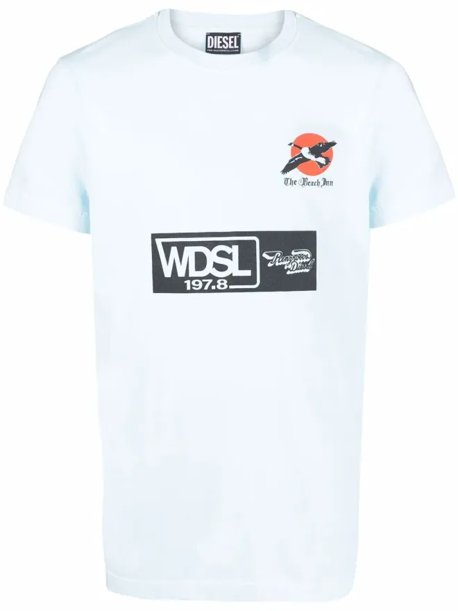 Diesel Diesel ロゴプリント半袖Tシャツの商品画像