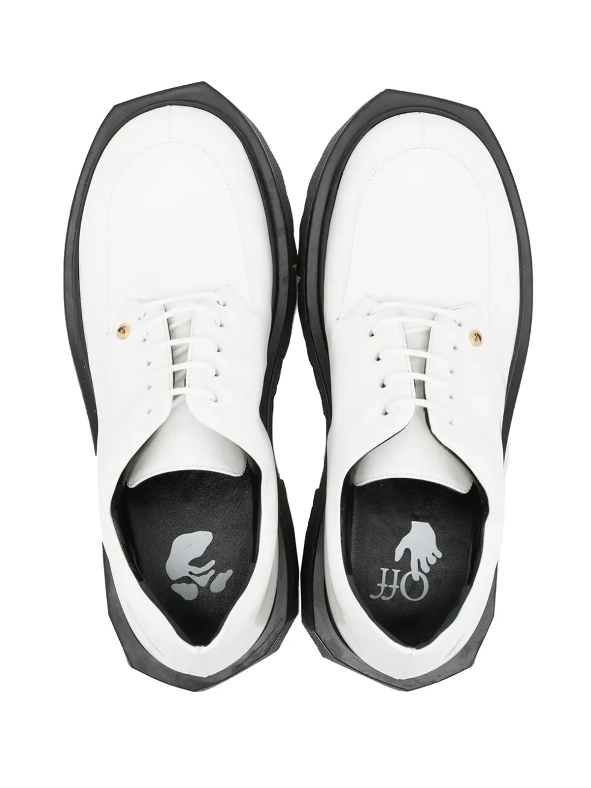 Off-White スポンジソール ダービーシューズ - 画像4