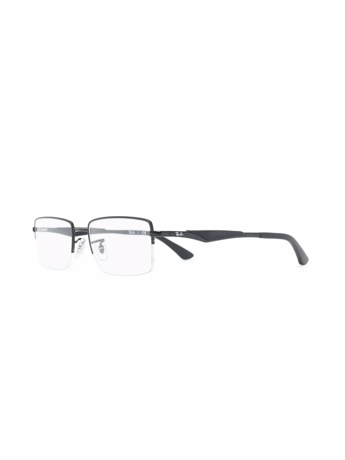 Ray-Ban マットエフェクト レクタングルフレーム メガネ - 画像2