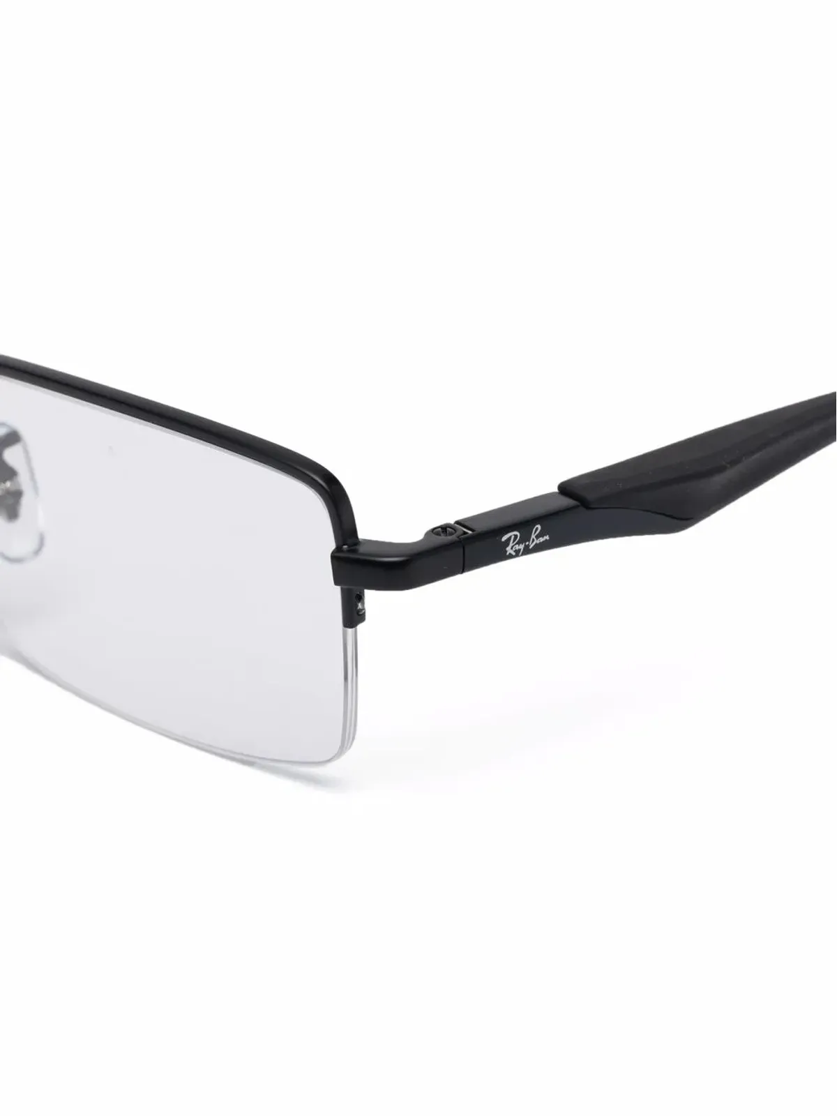 Ray-Ban マットエフェクト レクタングルフレーム メガネ - 画像3