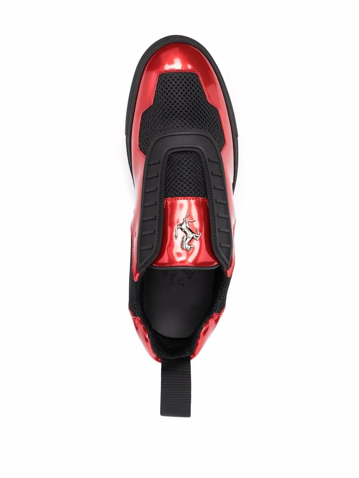 Ferrari レイヤード・ラミネート風スニーカー - 画像4