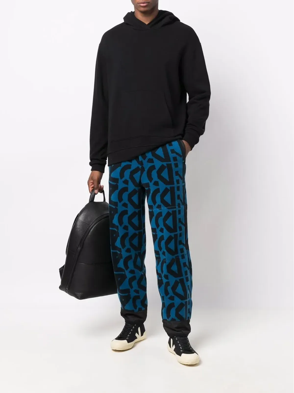 Kenzo モノグラムプリント フリース トラックパンツ - 画像2