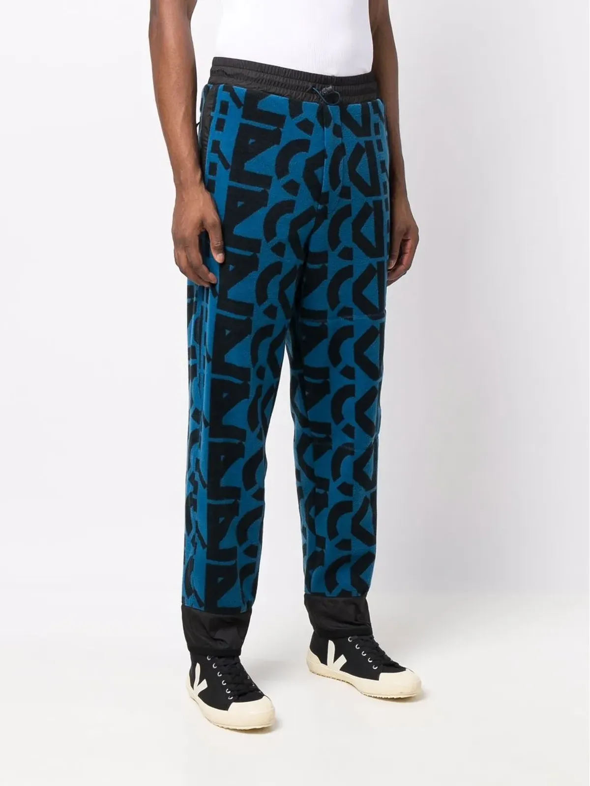 Kenzo モノグラムプリント フリース トラックパンツ - 画像3
