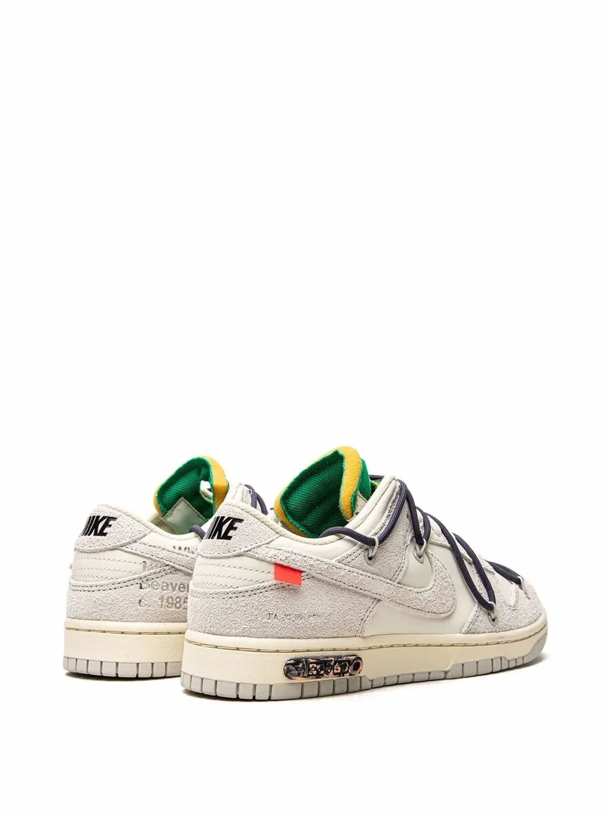 Nike X Off-White ダンク ロー Lot 20 スニーカー - 画像3