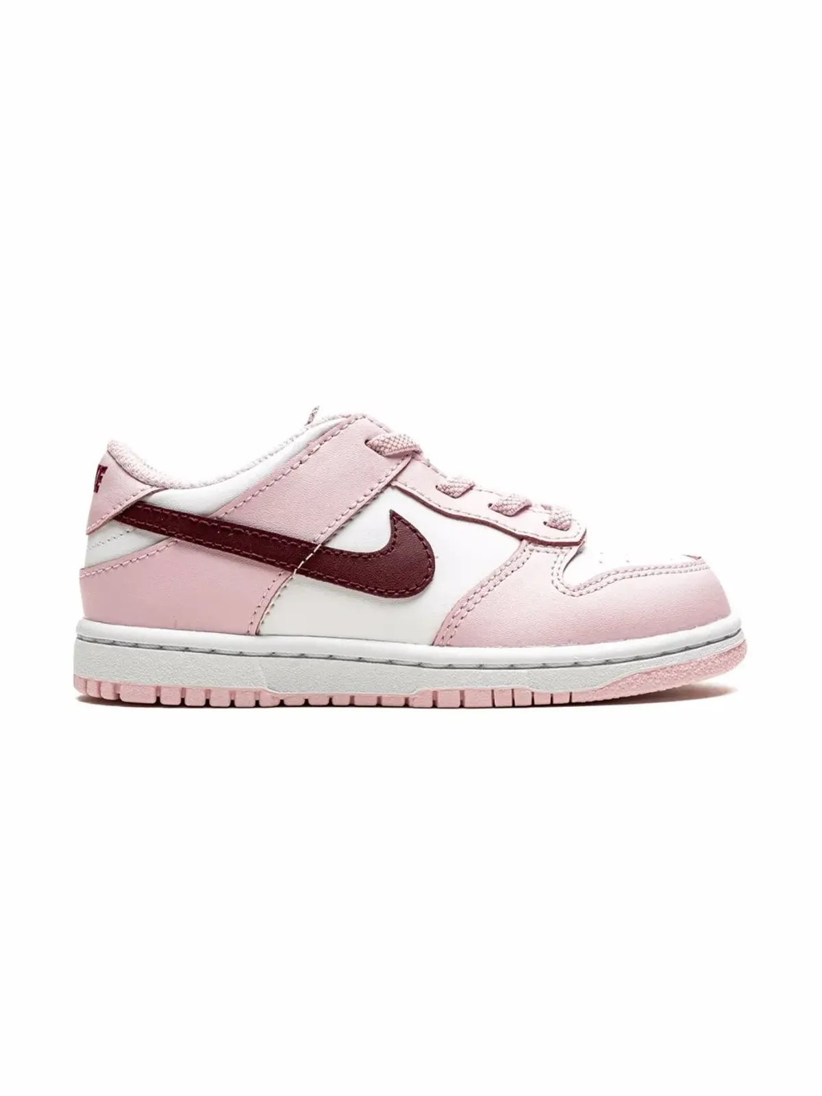 Nike Kids Dunk Low Pink Foam スニーカー - White - 画像2