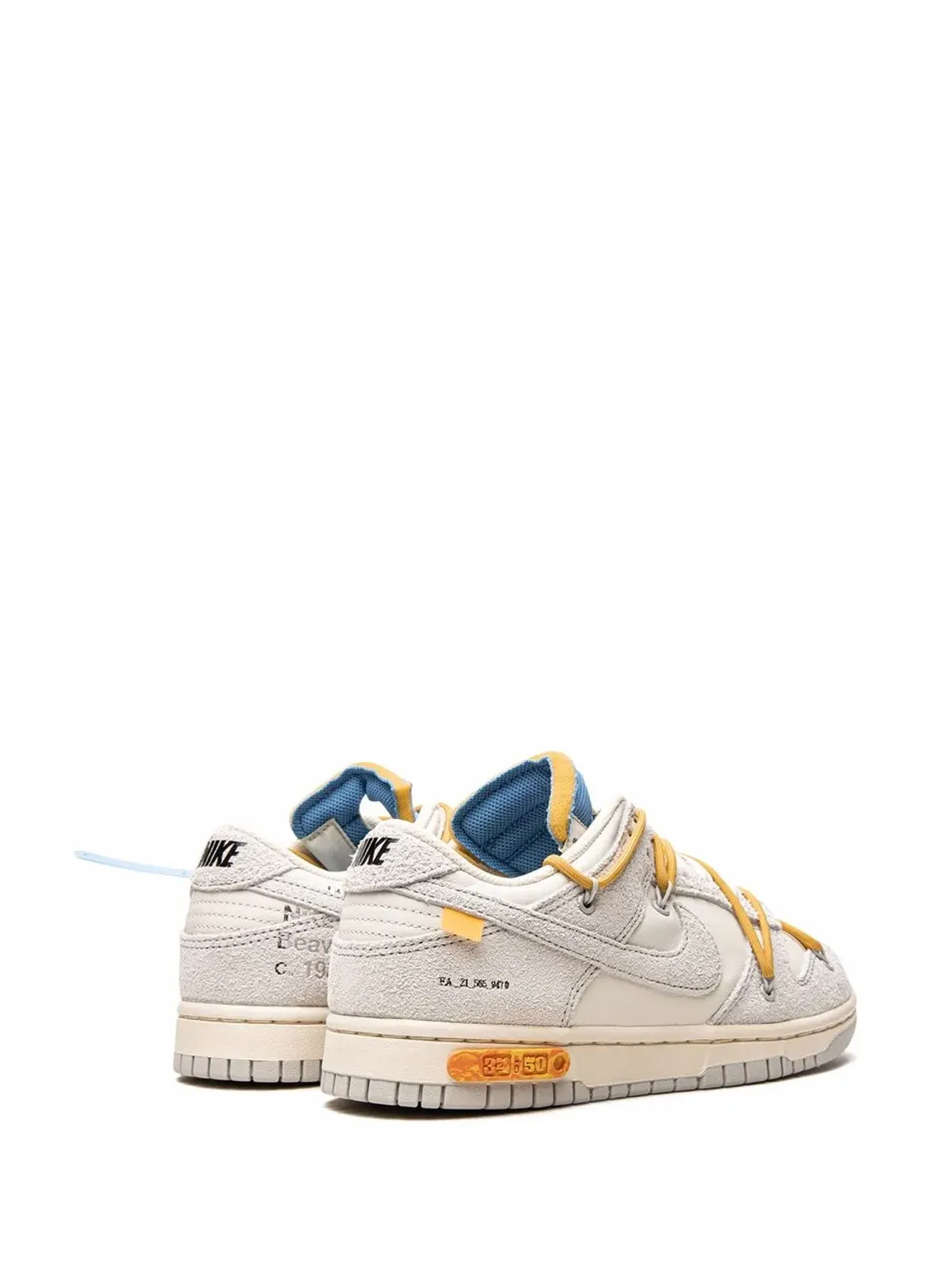 Nike X Off-White ダンクロー Lot 34 スニーカー - 画像3