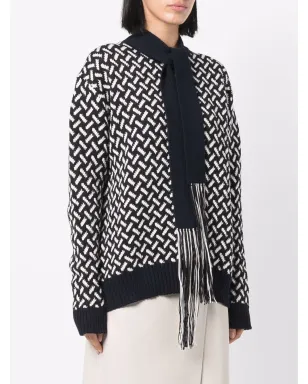 Jil Sander スカーフディテール ウールセーター - サムネイル3