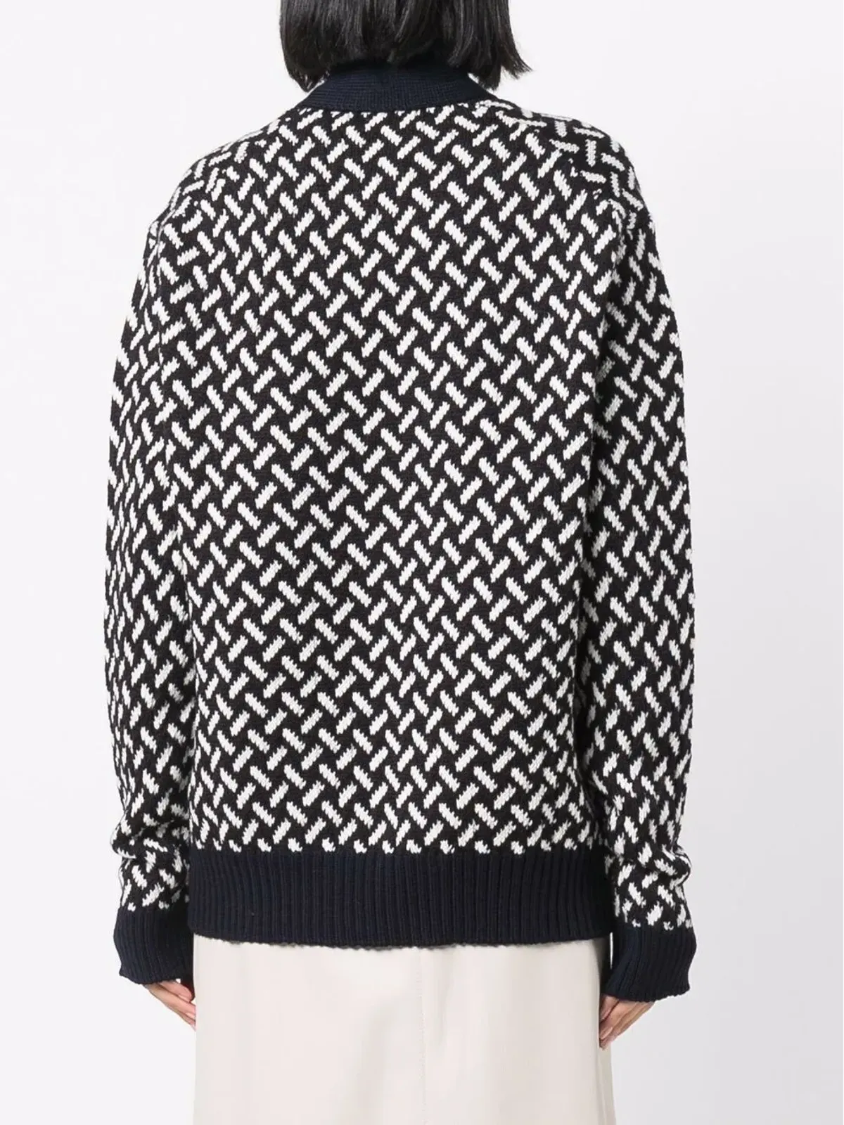 Jil Sander スカーフディテール ウールセーター - 画像4