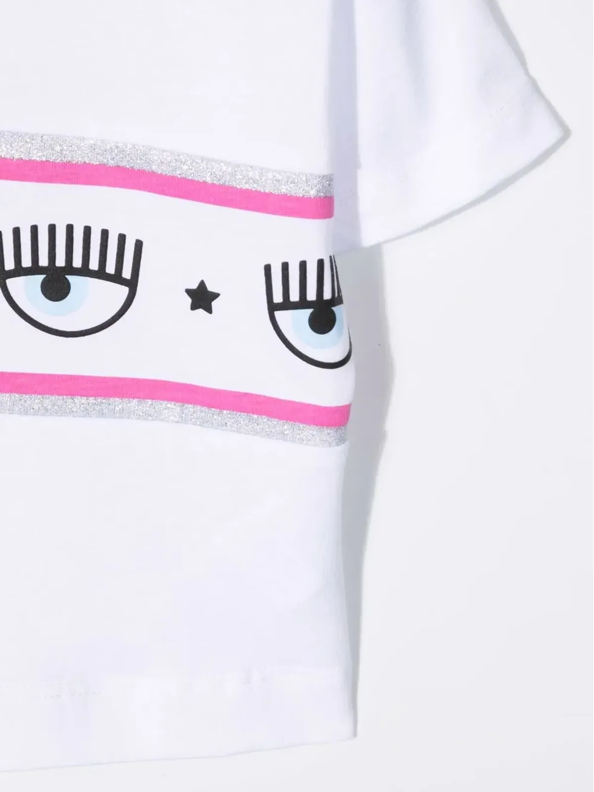 Chiara Ferragni Kids ロゴストライプTシャツ - 画像3