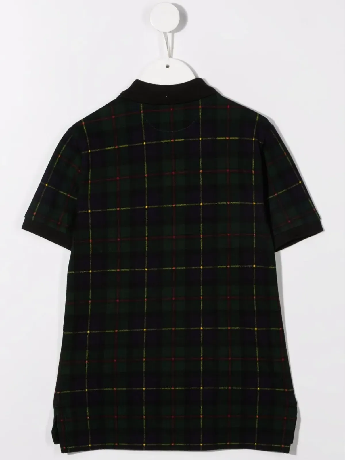 POLO RALPH LAUREN KIDS チェック柄ポロシャツ - グリーン - 画像2