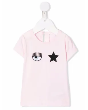 Chiara Ferragni Kids ブリンクアイプリントTシャツ - サムネイル1