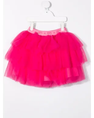 Chiara Ferragni Kids ロゴ入りウエストバンド チュールスカート - サムネイル2