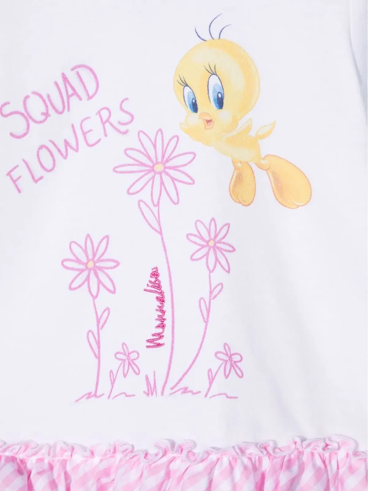 Monnalisa ルーニー・テューンズ フリル Tシャツ - 画像3
