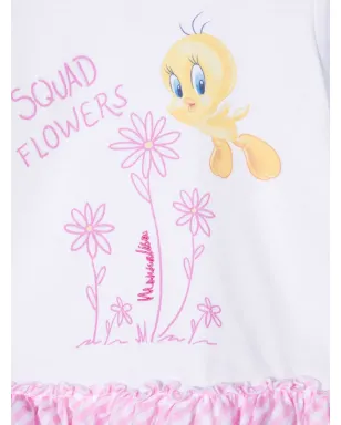 Monnalisa ルーニー・テューンズ フリル Tシャツ - サムネイル3