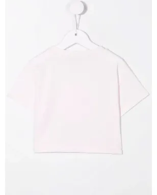 Monnalisa 花柄プリント スタッズ付きTシャツ - サムネイル2