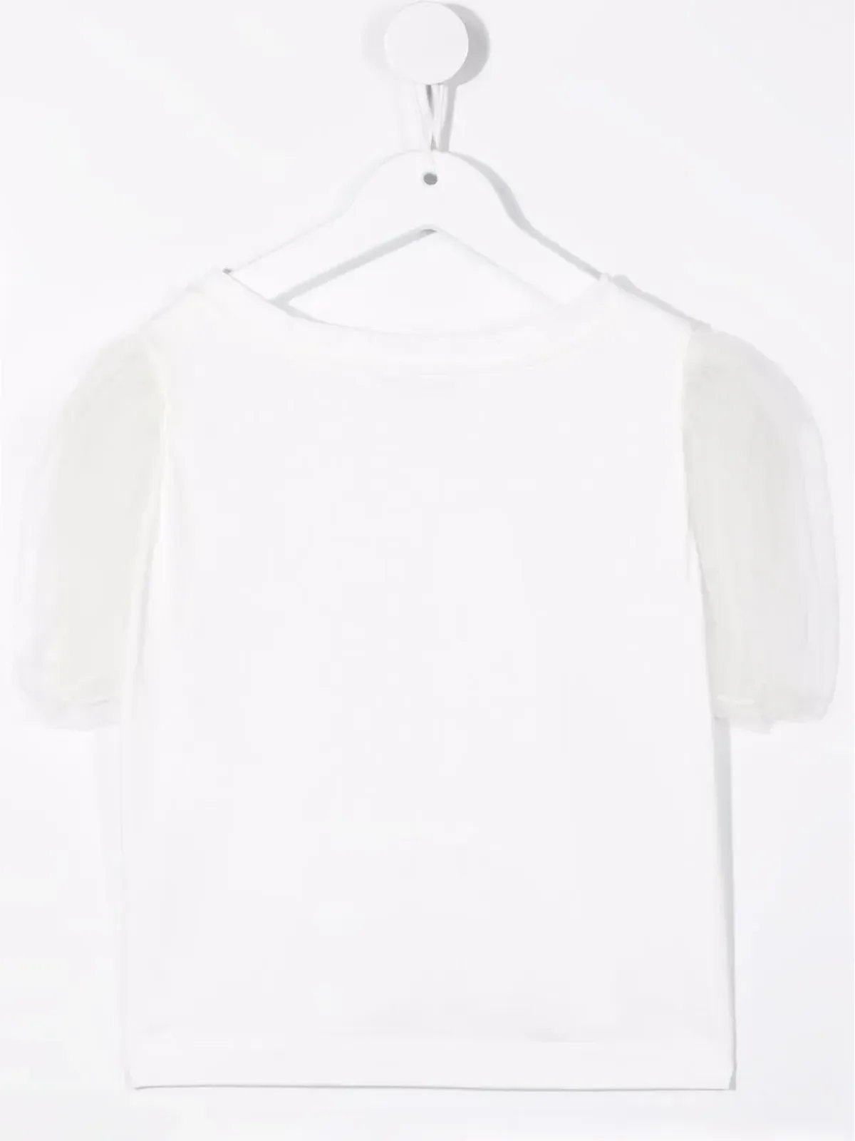 Monnalisa エンベリッシュドローズTシャツ - 画像2