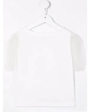 Monnalisa エンベリッシュドローズTシャツ - サムネイル2