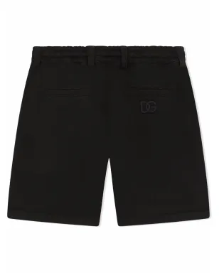 Dolce & Gabbana Kids ガーメントダイ ドローストリングショーツ - サムネイル2