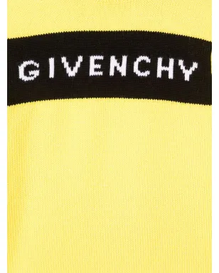 Givenchy Kids インターシャロゴ クルーネックセーター - イエロー - サムネイル3