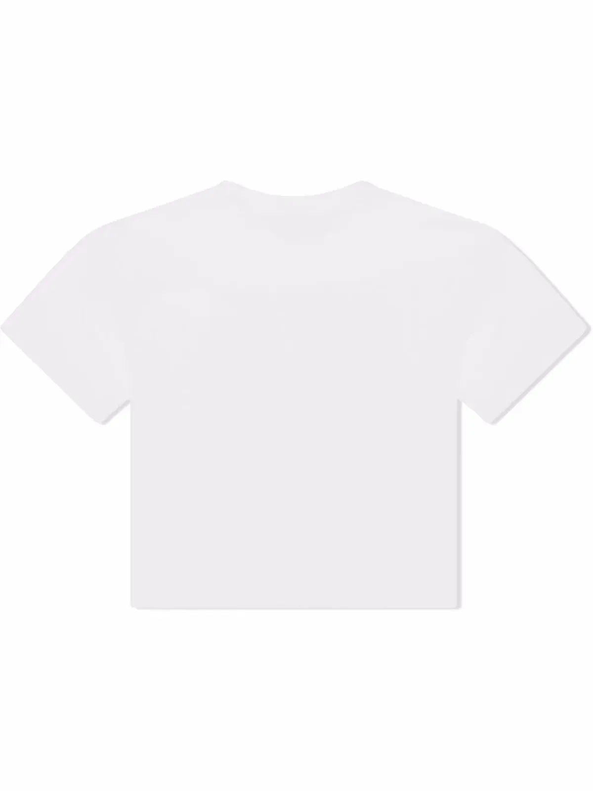 Dolce & Gabbana Kids DGロゴ・オープンワークTシャツ - White - 画像2