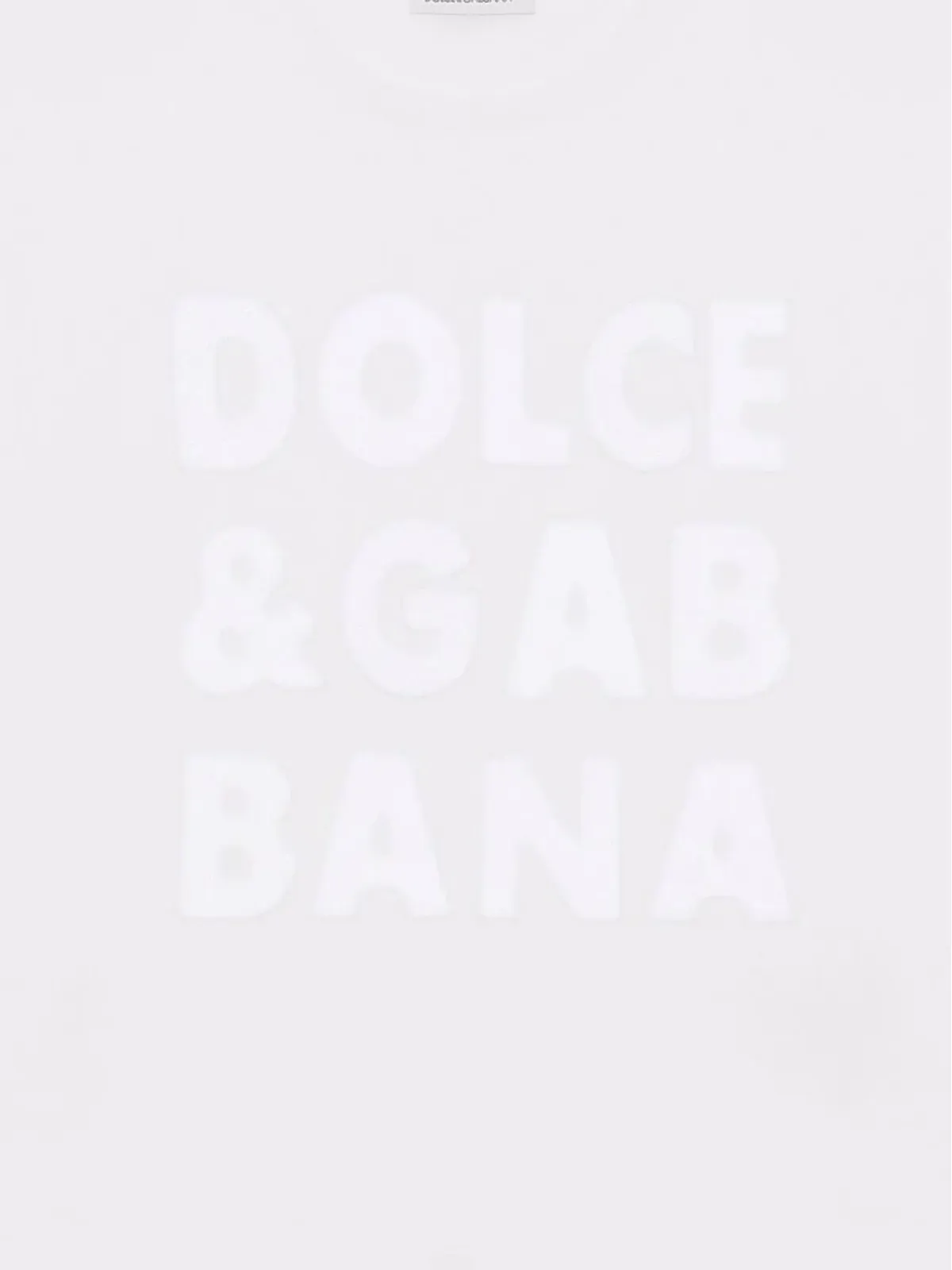 Dolce & Gabbana Kids DGロゴ・オープンワークTシャツ - White - 画像3