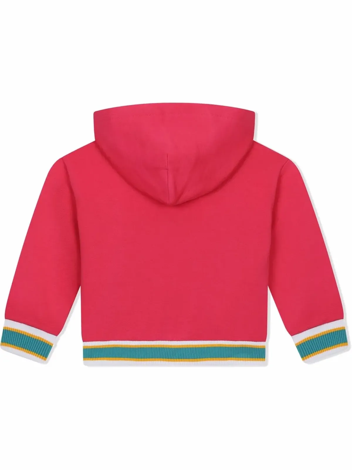 Dolce & Gabbana Kids ロゴパッチ付きジップフロントフーディー - 画像2