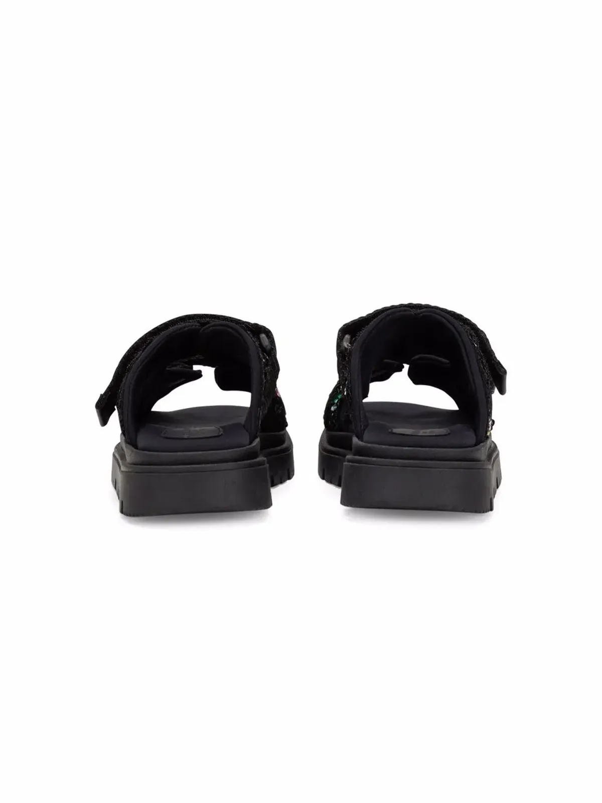 Dolce & Gabbana Kids スパンコール付きタッチストラップサンダル - 画像3