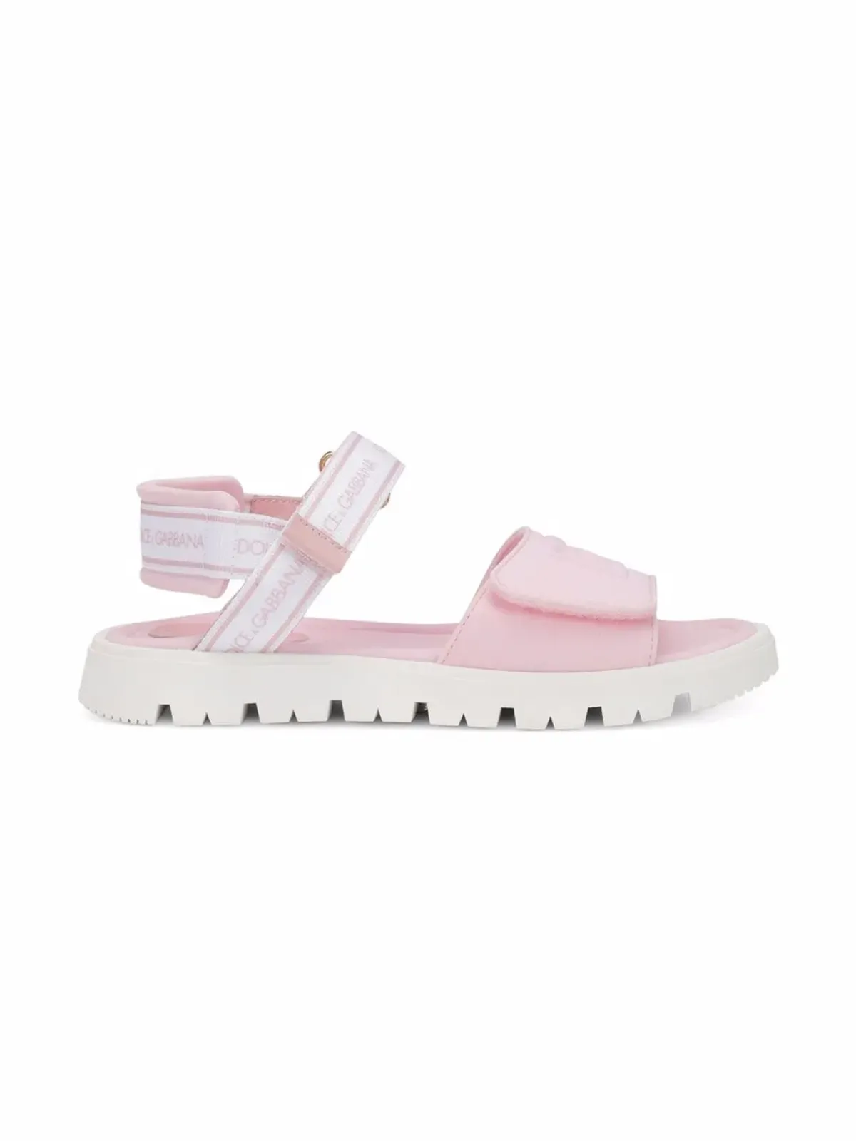 Dolce & Gabbana Kids DG-logo タッチストラップ サンダル - 画像2