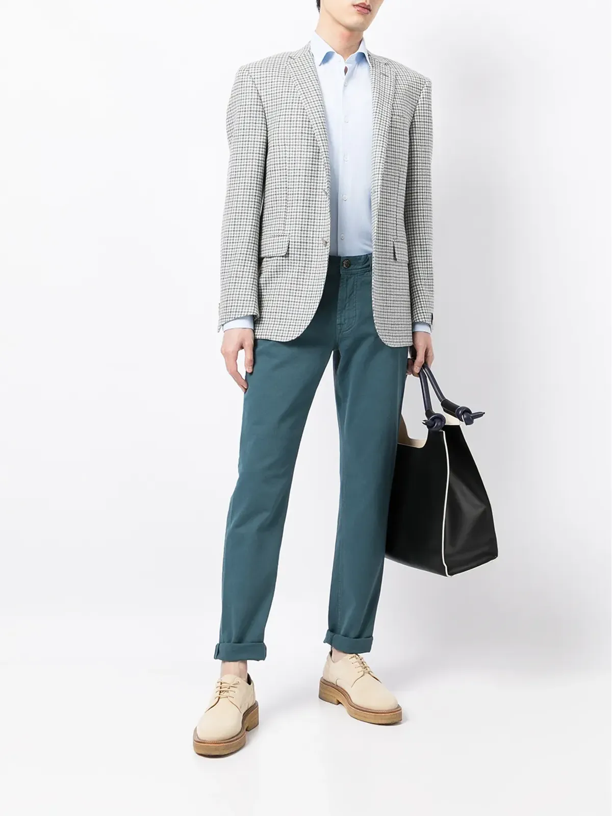 Corneliani コルネリアーニ 高腰テーパードパンツ - 画像2