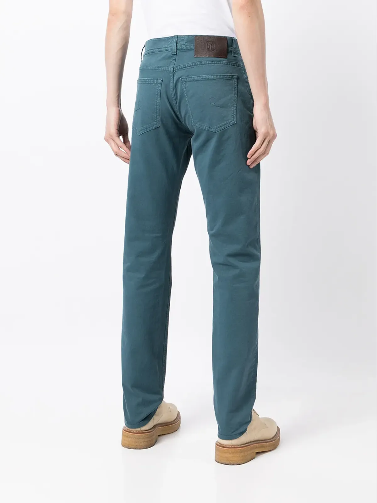 Corneliani コルネリアーニ 高腰テーパードパンツ - 画像4