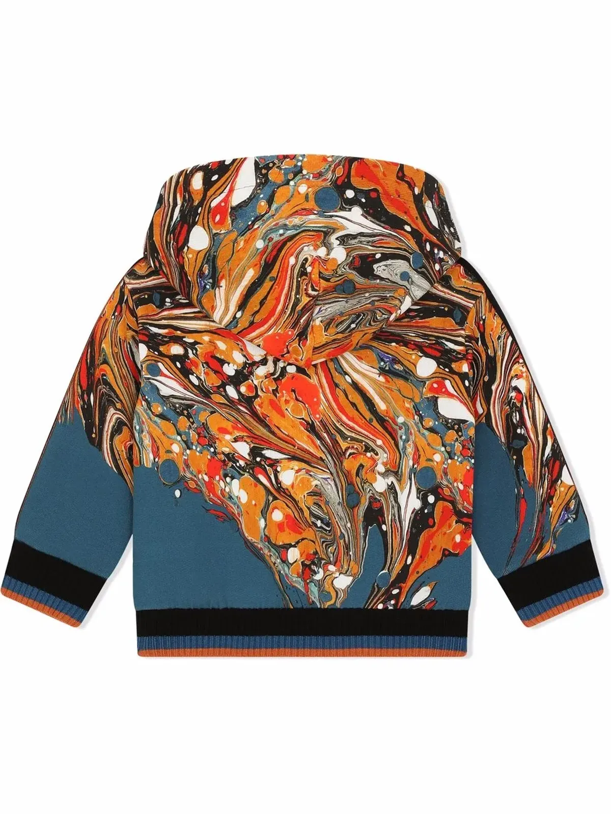 Dolce & Gabbana Kids グラフィックプリント ジップフロント フード付きパーカー - 画像2