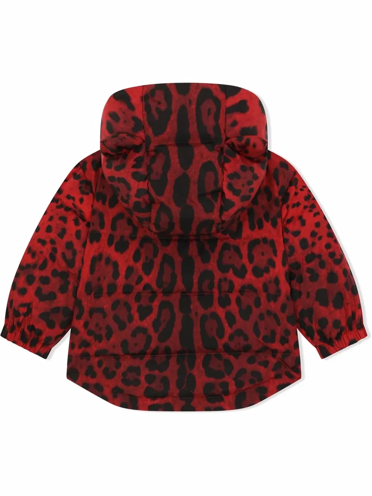 Dolce & Gabbana Kids レオパード柄パデッドジャケット - 画像2
