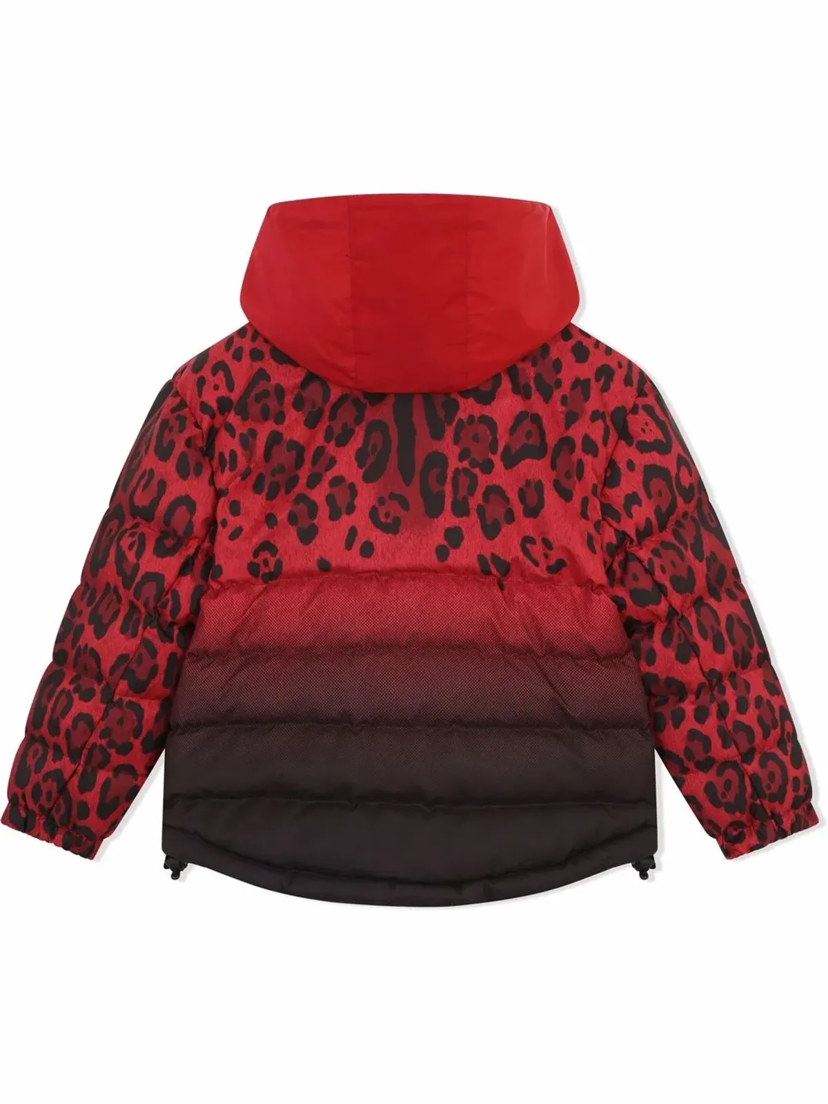 Dolce & Gabbana Kids リバーシブル レオパード柄 パデッドコート - 画像2