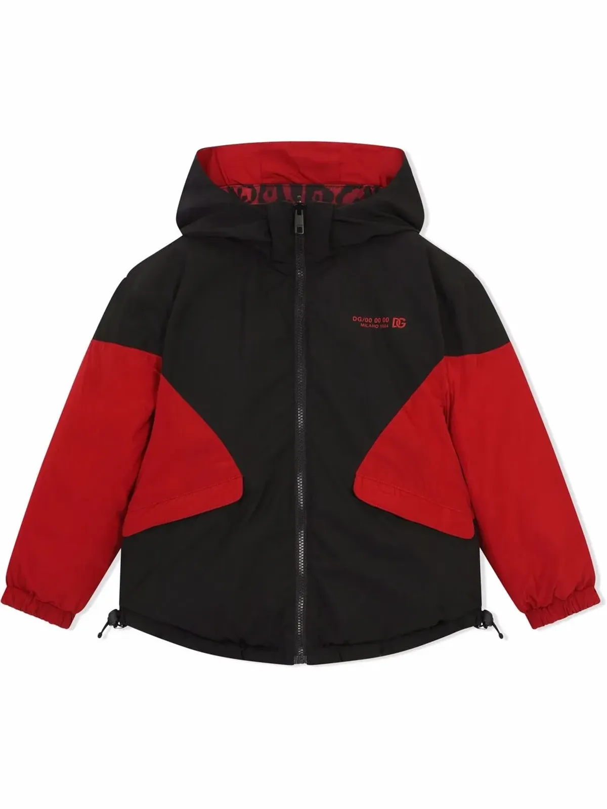 Dolce & Gabbana Kids リバーシブル レオパード柄 パデッドコート - 画像4