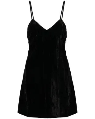 Saint Laurent ベルベットミニドレス - サムネイル1