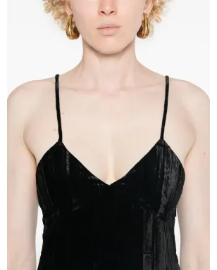 Saint Laurent ベルベットミニドレス - サムネイル5