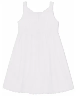 Dolce & Gabbana Kids ブロderie-anglaise ポプリン ドレス - サムネイル2