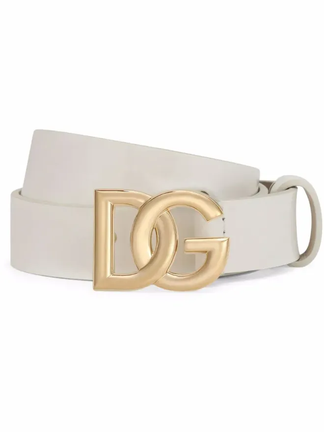 Dolce & Gabbana Kids Dolce & Gabbana Kids DGロゴ パテントレザーベルトの商品画像