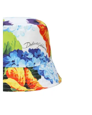Dolce & Gabbana Kids 花柄プリント バケットハット - サムネイル2