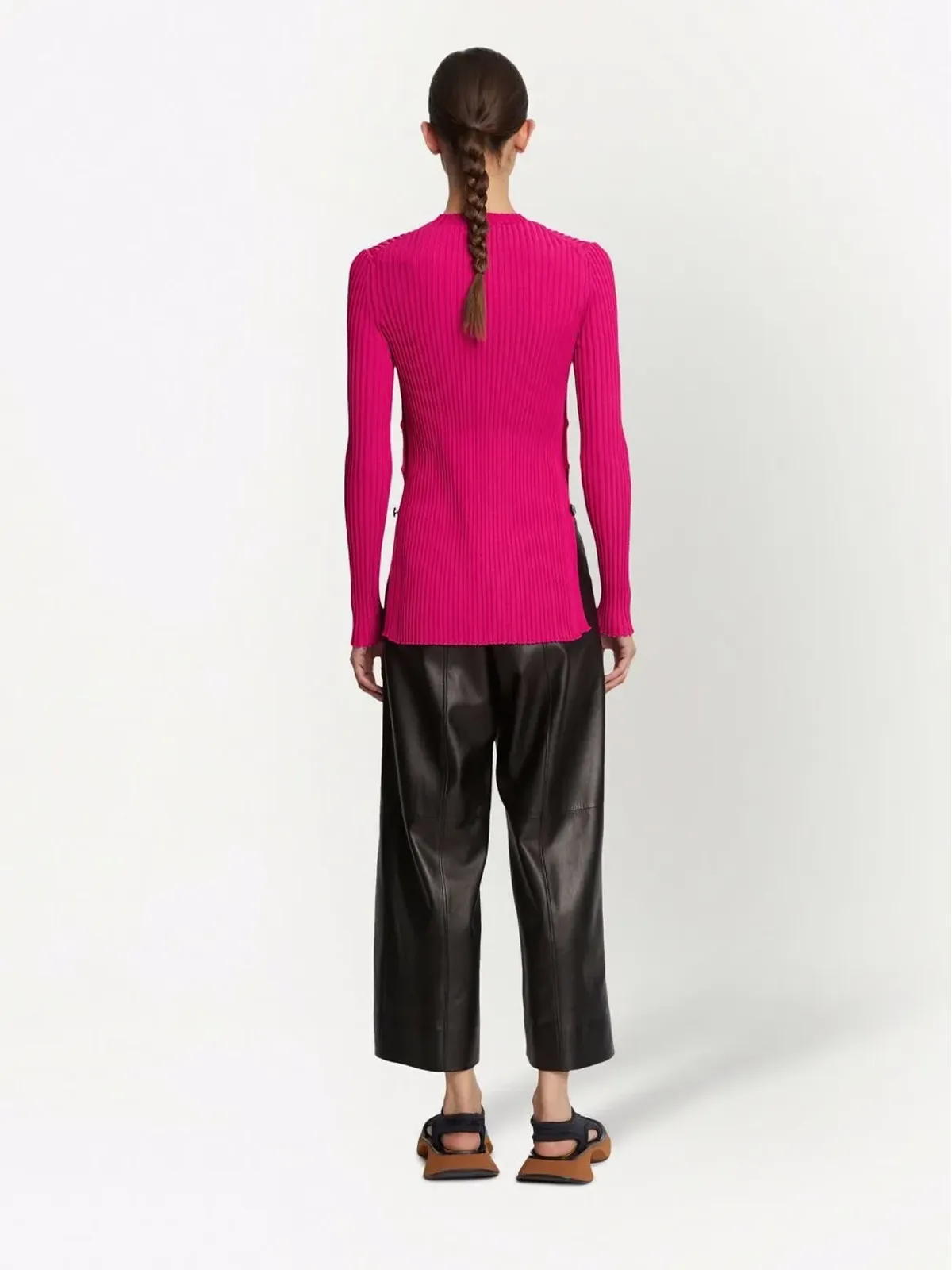 Proenza Schouler リブ編みニット ボタンディテール ジャンパー - 画像4