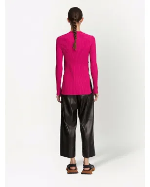 Proenza Schouler リブ編みニット ボタンディテール ジャンパー - サムネイル4