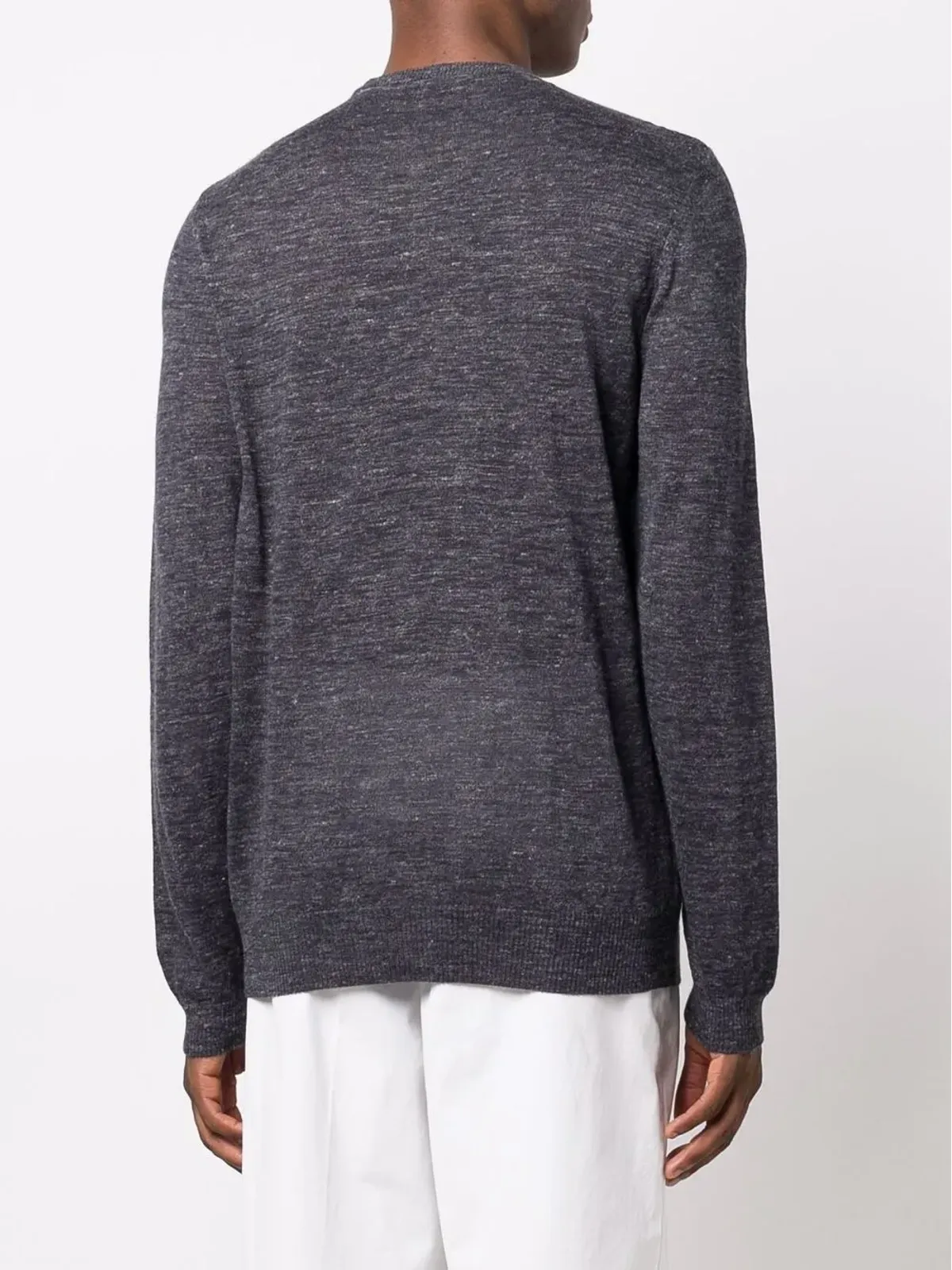 BOSS striped-knit jumper - Grey - 画像4