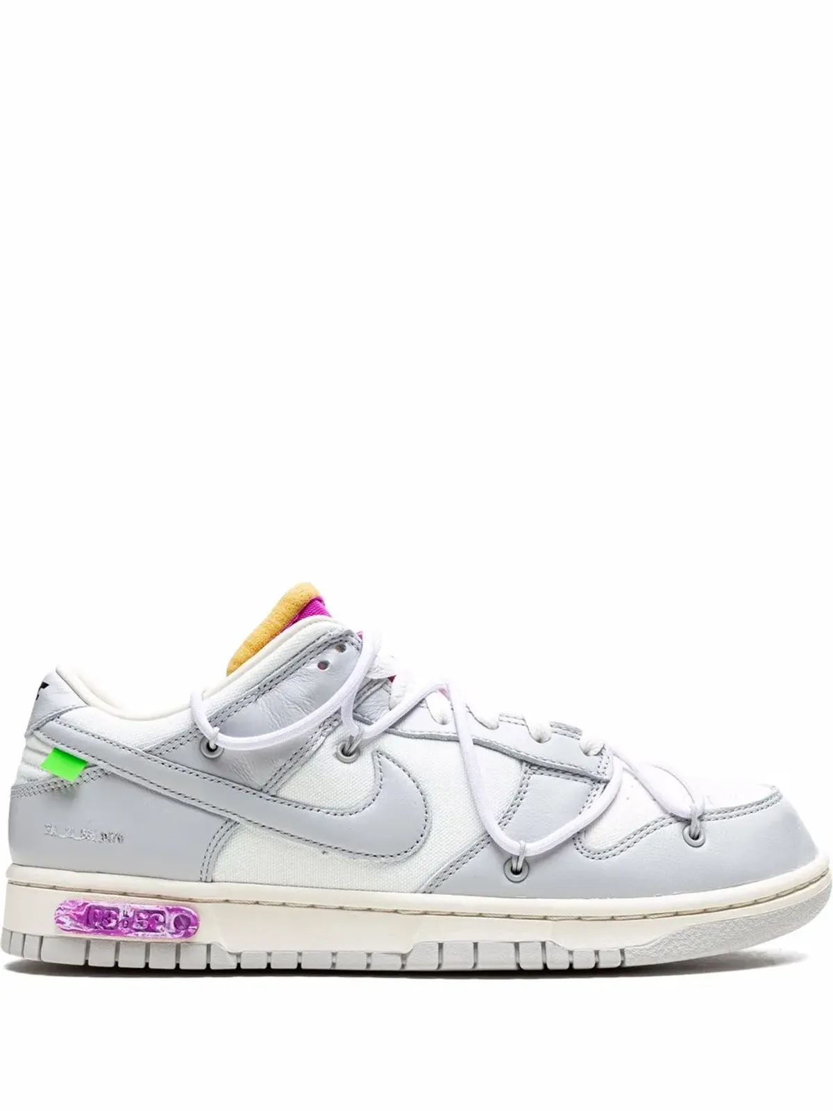 Nike X Off-White ダンク ロー Lot 03 スニーカー - 画像1
