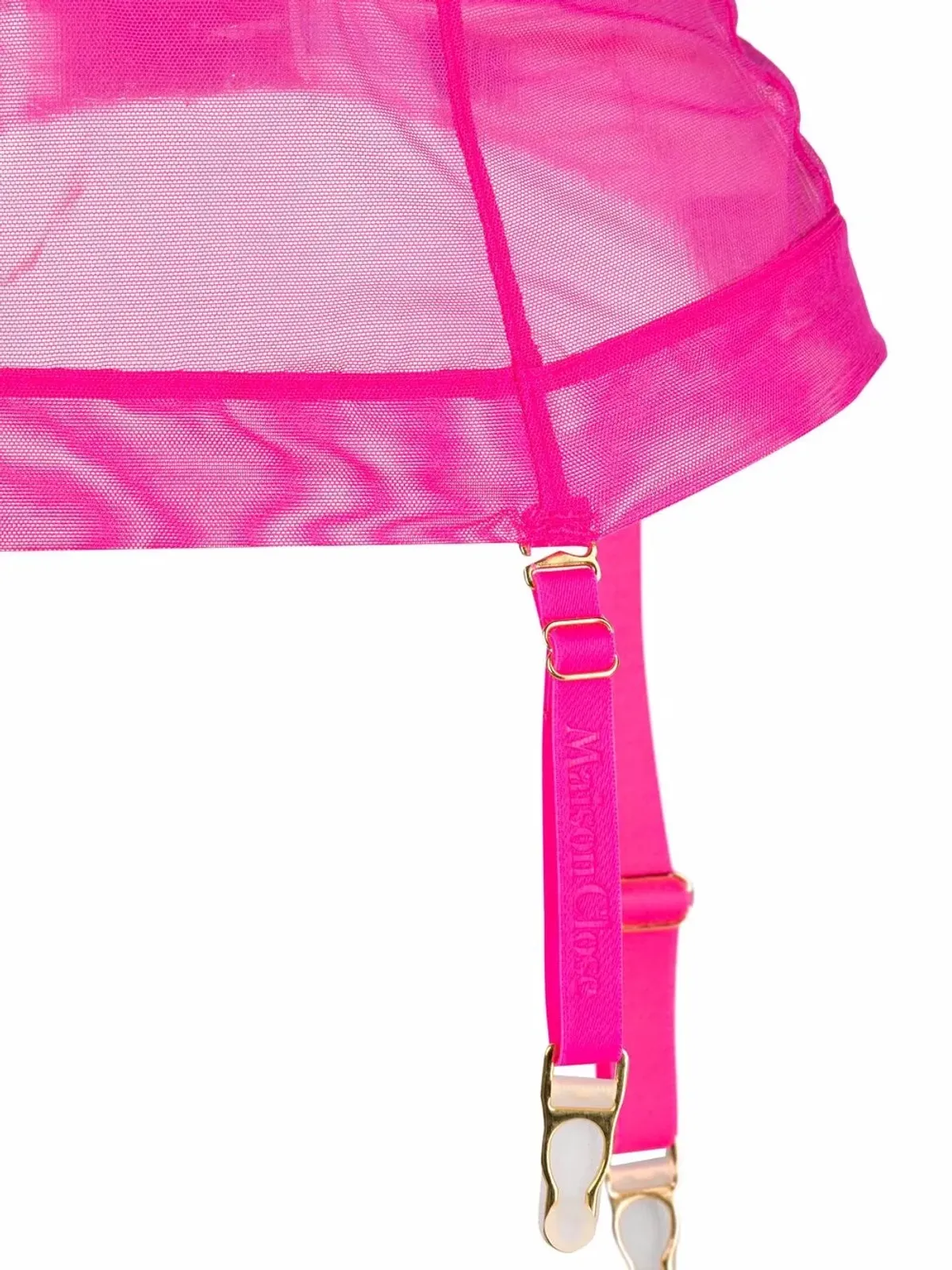 Maison Close Corps à Corps ネオン透けガーターベルト - 画像3