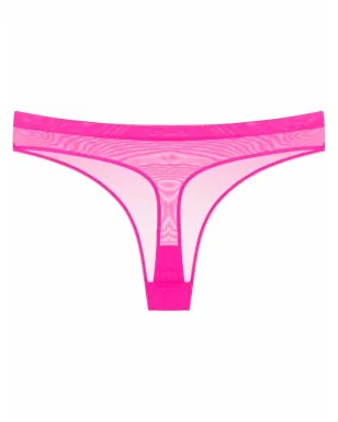 Maison Close Corps à Corps Neon low-rise thong - Pink - サムネイル1